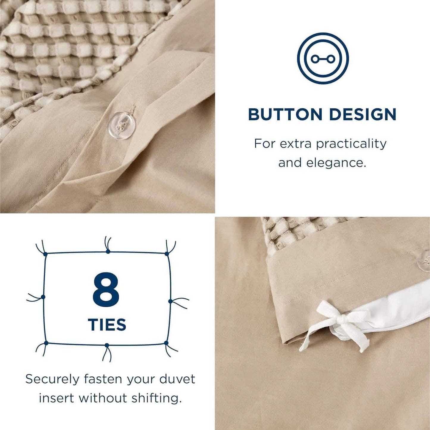 Rayon Derived from Bamboo and Cotton Duvet Cover Set
