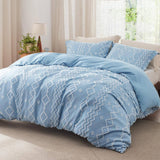 Clipped Jacquard Duvet Cover Set