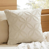 Bedsure Circle Tufted Boho Pillow Cover Coins