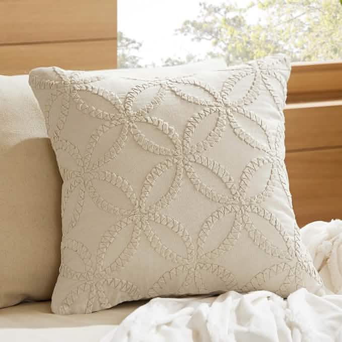 GentleSoft™ Circle Tufted Boho Pillow Cover Coins