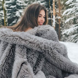 Fuzzy Faux Fur Blanket