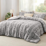 Jacquard Comforter Set Cable Stripe