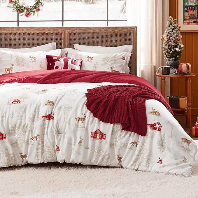 Christmas Reindeer Fair Isle Bed-in-a-bag Snowhouse