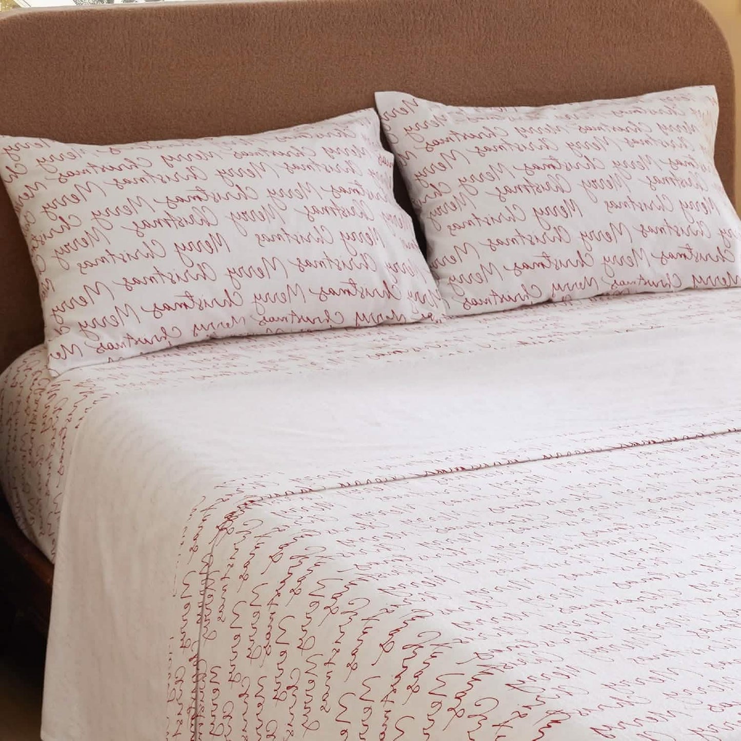 100% Cotton Flannel Sheets Burgundy