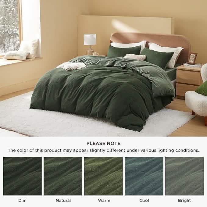 Sherpa Fleece Comforter Set