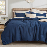 Cotton Waffle Weave Comforter Set