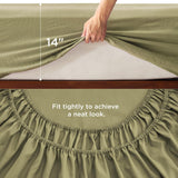 Bedsure Pinch Pleat Comforter set