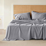 Bedsure Breathable Cotton Linen Bed Sheet Set