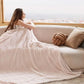 Acquard Decorative Shaggy Fleece Blanket