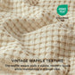 Cooling Waffle Duvet Cover Set