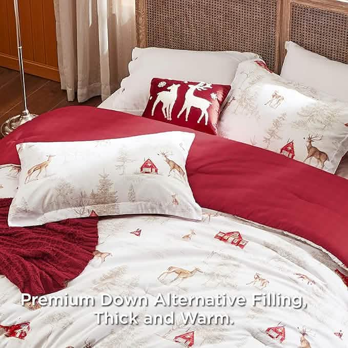 Christmas Reindeer Fair Isle Bed-in-a-bag Snowhouse