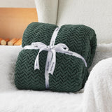 Chevron Sherpa Fleece Blanket