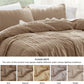 Striped Tufted Embroidery Duvet Cover Set