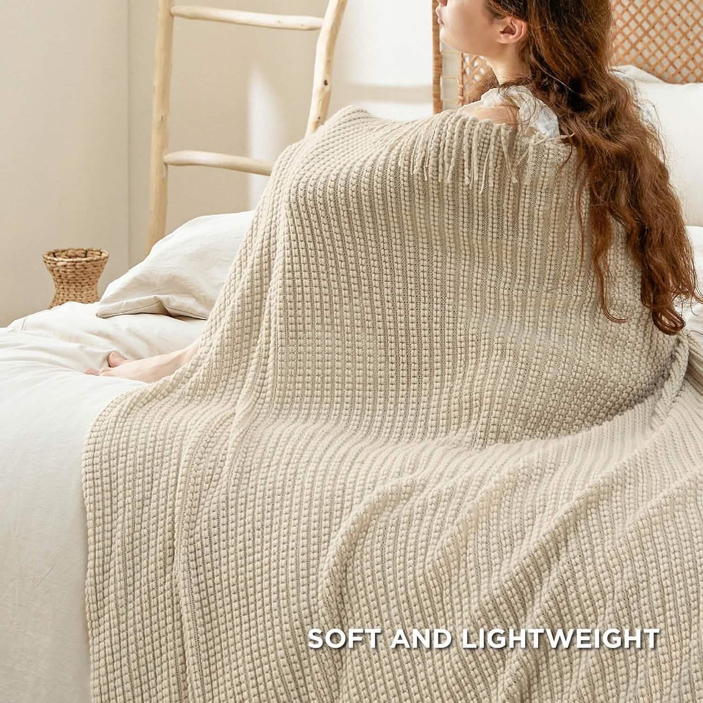 Decorative Woven Throw Blanket