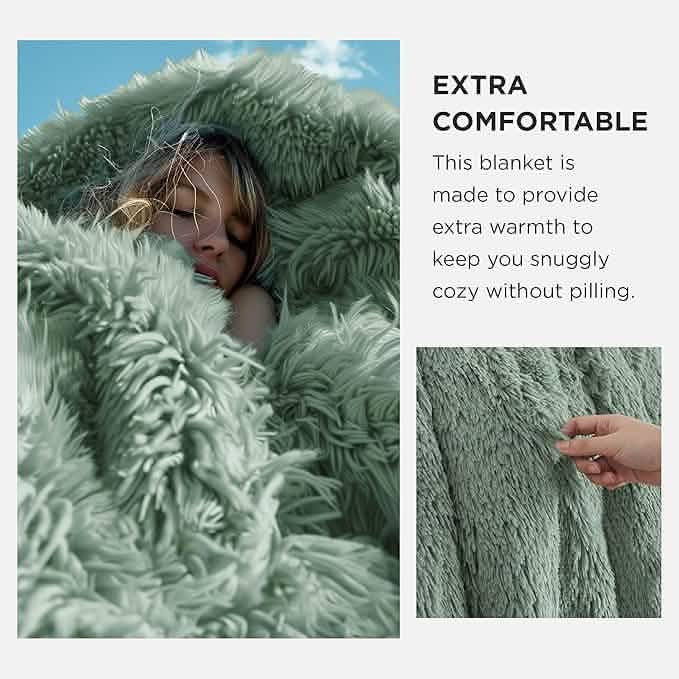 Fuzzy Faux Fur Blanket