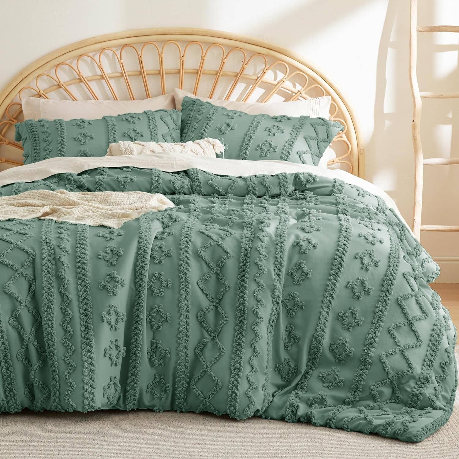 Boho Deluxe Embroidery Comforter Set