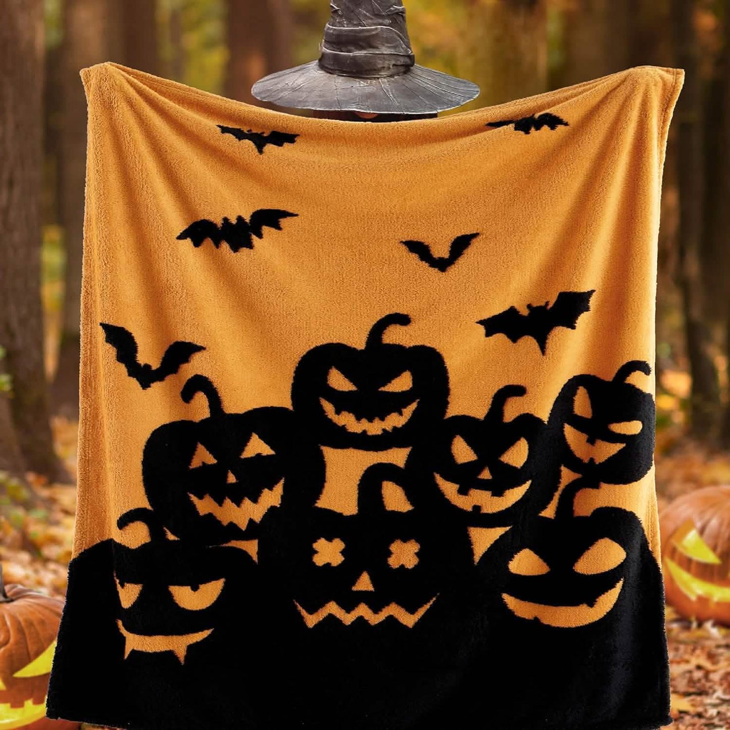 Halloween Blanket Orange