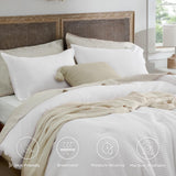 Cotton Waffle Weave Comforter Set