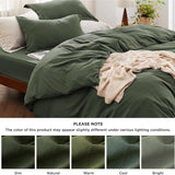 Prewashed Polyester Microfiber Duvet Cover Set