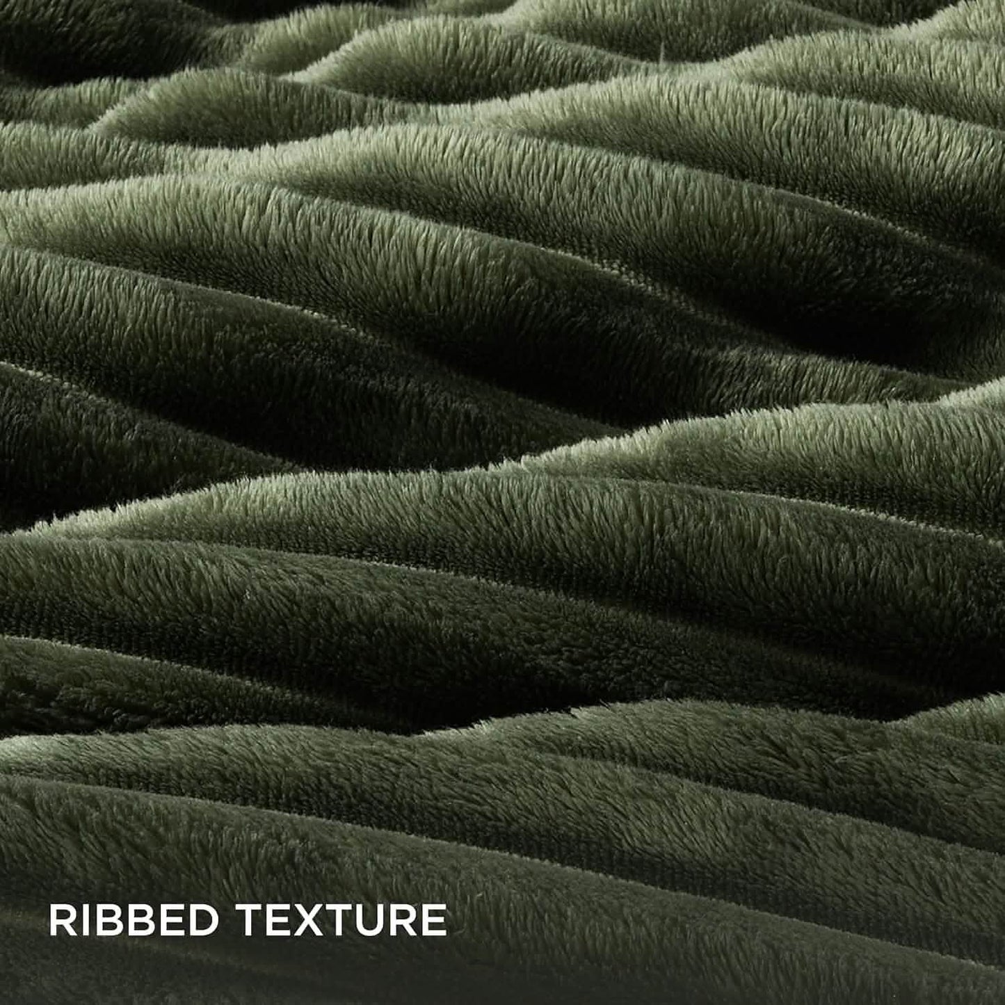 Striped Flannel Comforter Set
