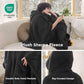 GentleSoft™ Short Shaggy Shepa Hooded Wearable Blanket With Pockets