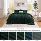 Striped Flannel Comforter Set