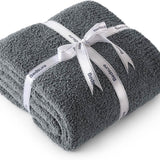 Feather Yarn Throw Blanket