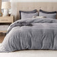 Striped Flannel Duvet Cover Set