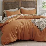 Cotton Waffle Weave Comforter Set