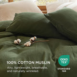 Bedsure 100% Muslin Duvet Cover Set