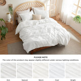 Bedsure Puffy Jacquard Comforter Set