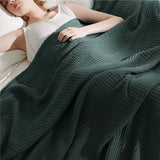 100% Cotton Waffle Weave Blankets