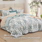 Autumn Floral Bed-in-a-bag Blue