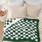 Super Soft Reversible Checkerboard Blanket