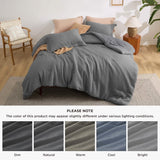 Bedsure Classic Waffle Weave Comforter Set