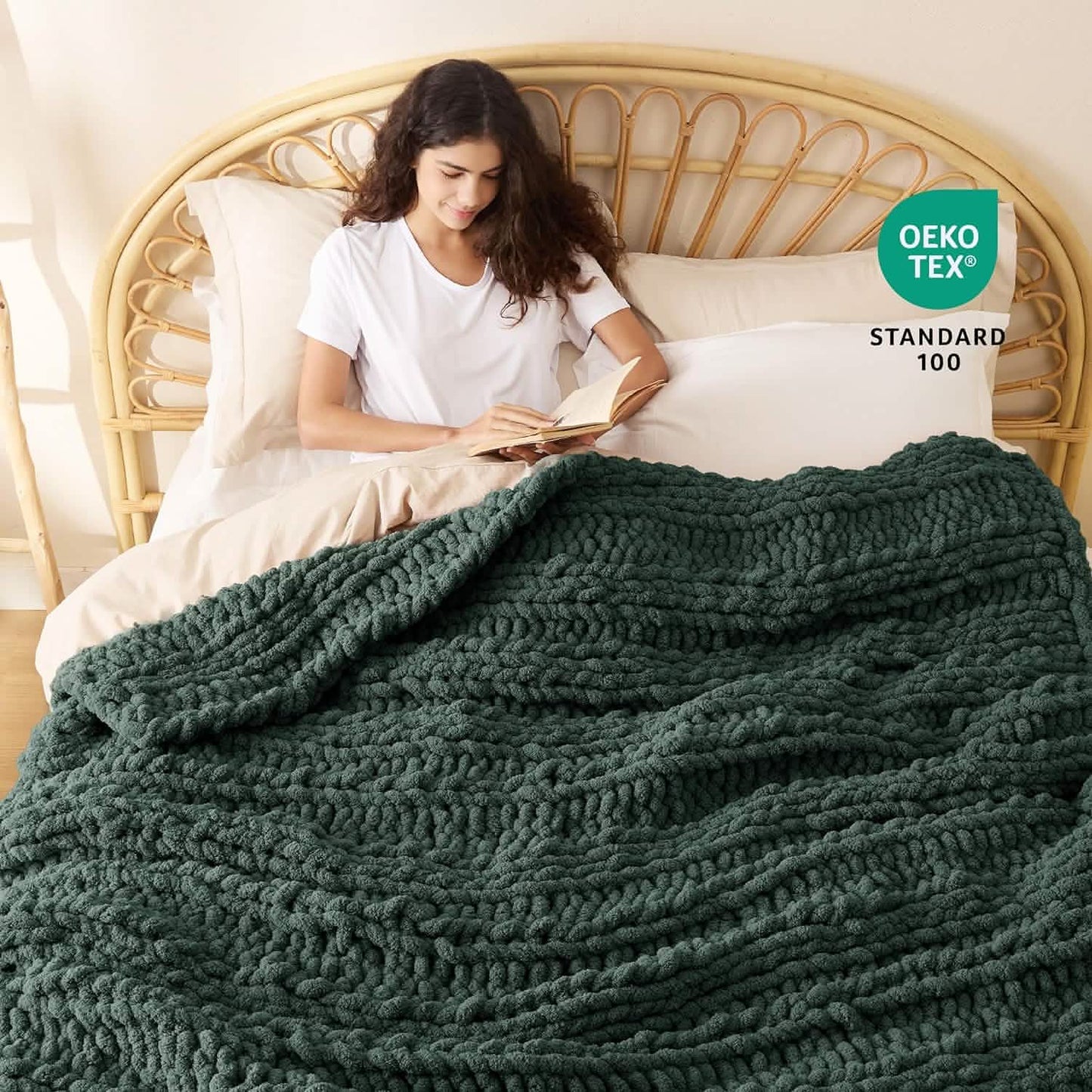 Chunky Knit Chenille Blanket