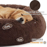 Calming Donut Bed for Dogs and Cats