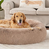 Calming Donut Bed for Dogs and Cats