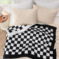 Super Soft Reversible Checkerboard Blanket