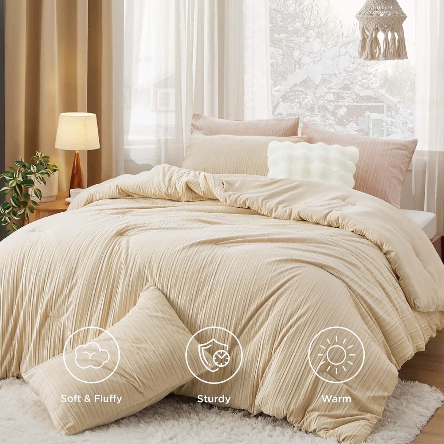 Fluffy Comforter Set