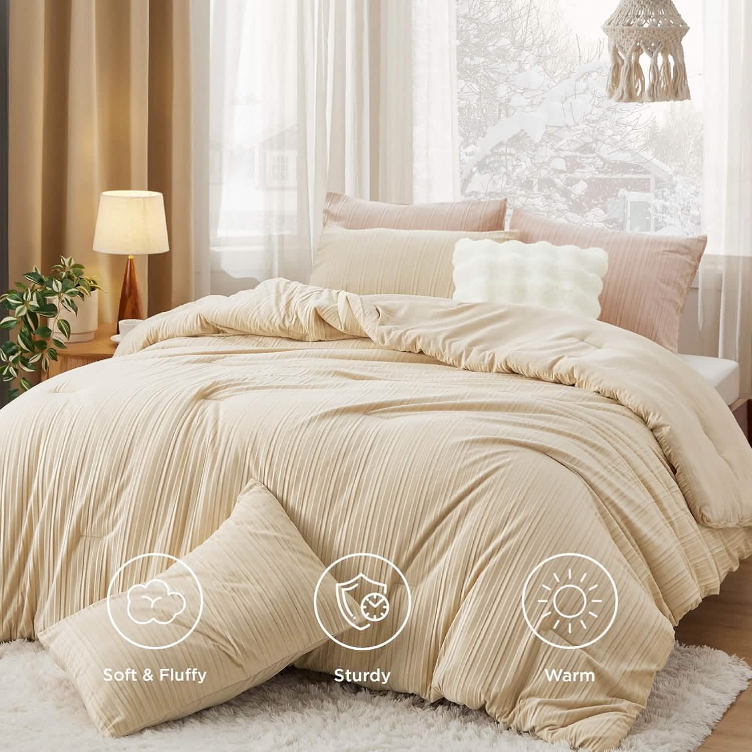 Fluffy Comforter Set