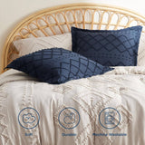 Tufted Embroidery Pillow Shams