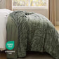Grace Striped Velvet Quilt Set