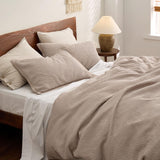 Cotton Waffle Weave Duvet Cover Set