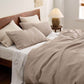 GentleSoft™ Cotton Waffle Weave Duvet Cover Set