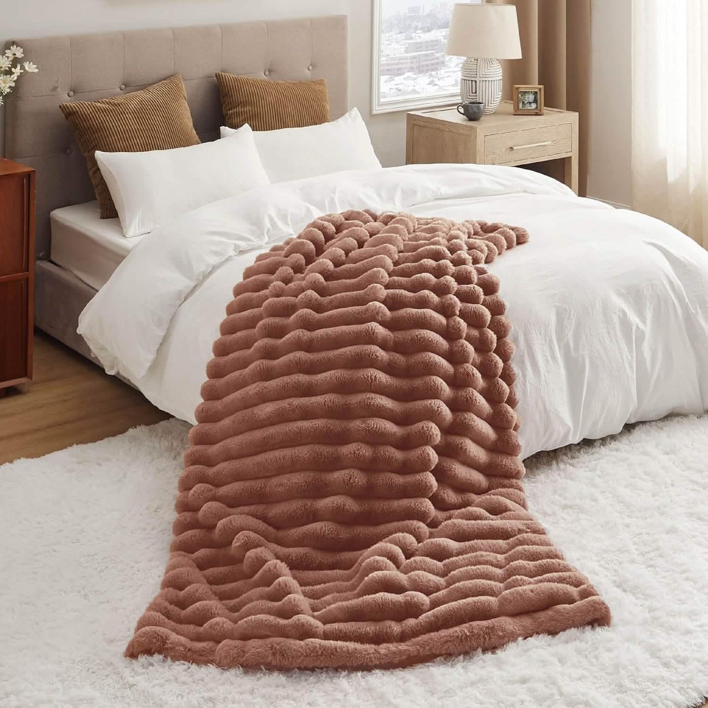Plush Stripe Blanket