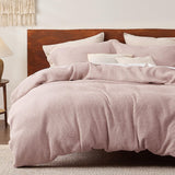 100% Cotton Waffle Weave Duvet Cover Set