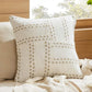 GentleSoft™ Circle Tufted Boho Pillow Cover Dashed