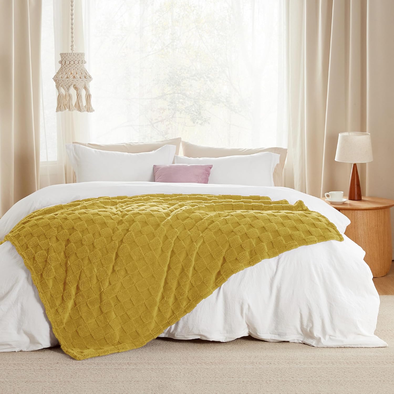 Jacquard Shaggy Sherpa Blanket