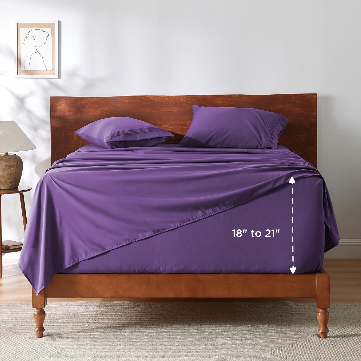 Moisture-Wicking Polyester sheet set